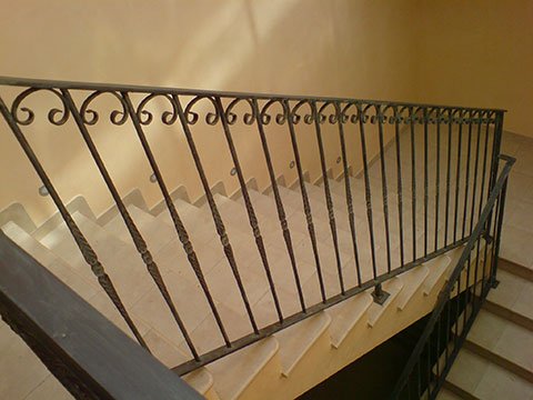 baranda de hierro herrería Mataró