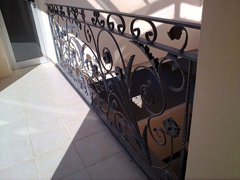 barandas para balcón de hierro forjado Barcelona