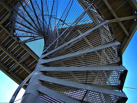 escalera de espiral